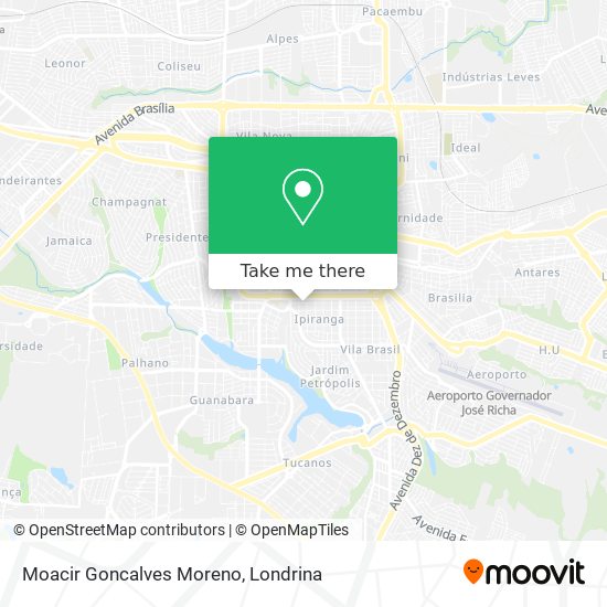 Moacir Goncalves Moreno map