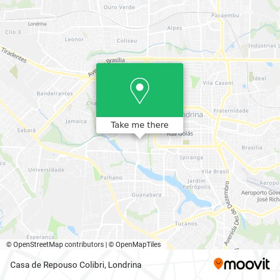 Casa de Repouso Colibri map