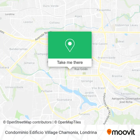 Condominio Edificio Village Chamonix map