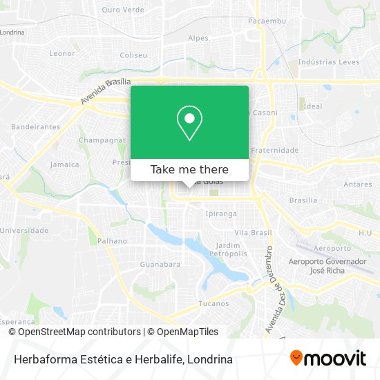 Herbaforma Estética e Herbalife map