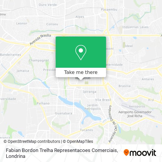 Mapa Fabian Bordon Trelha Representacoes Comerciais