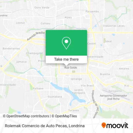 Rolemak Comercio de Auto Pecas map