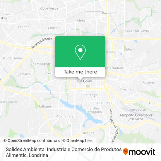 Solidex Ambiental Industria e Comercio de Produtos Alimentic map