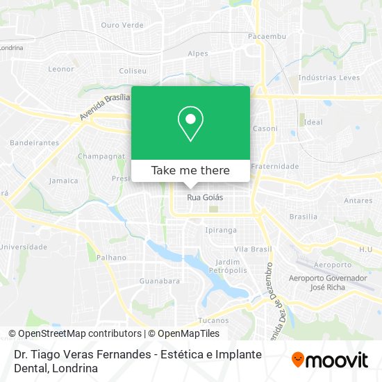 Dr. Tiago Veras Fernandes - Estética e Implante Dental map