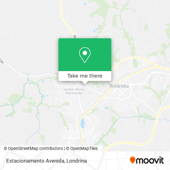 Mapa Estacionamento Avenida