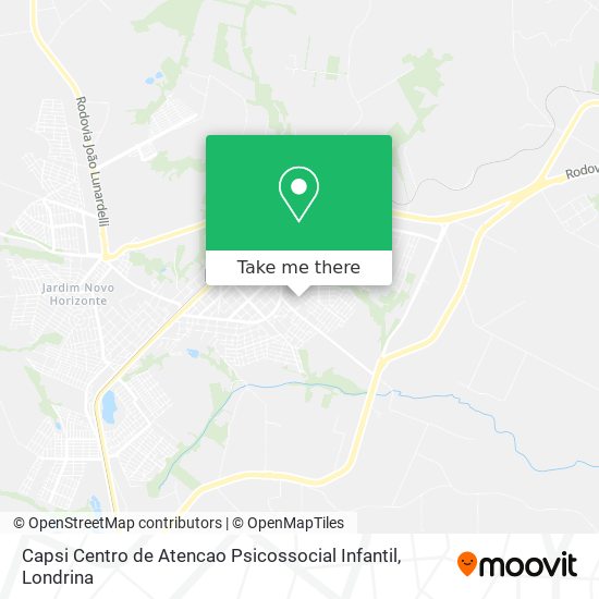 Capsi Centro de Atencao Psicossocial Infantil map