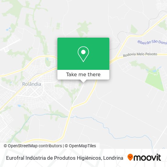 Eurofral Indústria de Produtos Higiênicos map