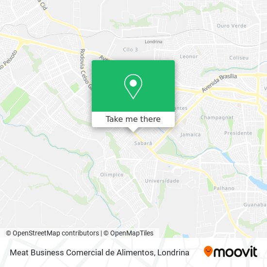 Meat Business Comercial de Alimentos map
