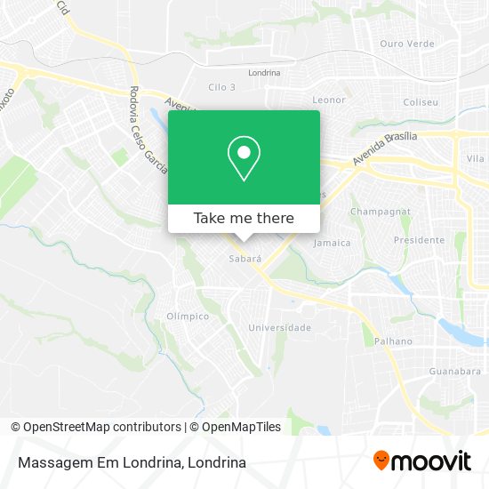 Massagem Em Londrina map