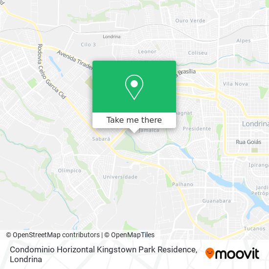 Condominio Horizontal Kingstown Park Residence map