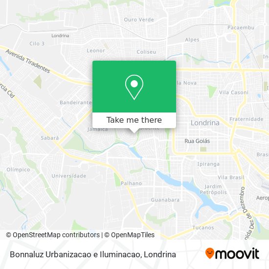 Bonnaluz Urbanizacao e Iluminacao map