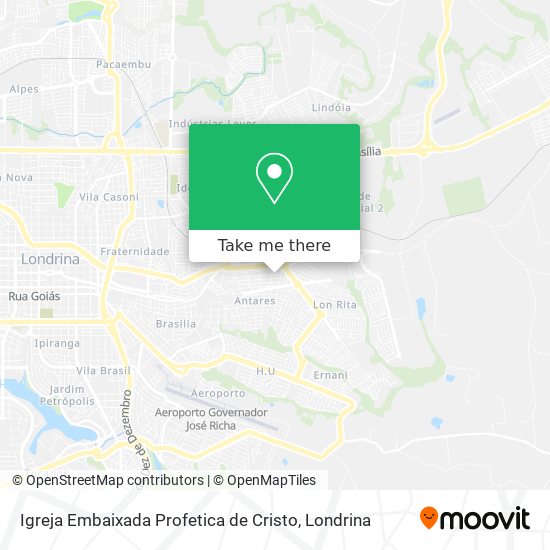 Igreja Embaixada Profetica de Cristo map