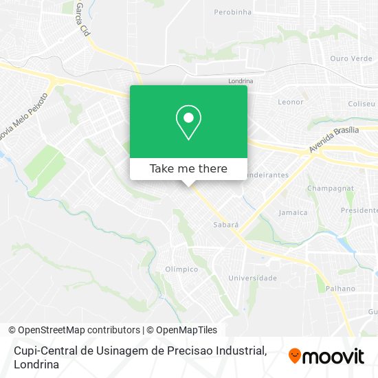 Cupi-Central de Usinagem de Precisao Industrial map