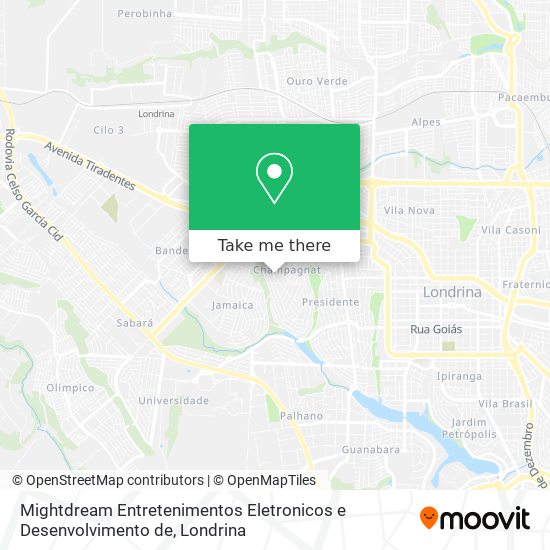 Mightdream Entretenimentos Eletronicos e Desenvolvimento de map
