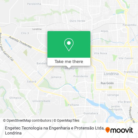 Engetec Tecnologia na Engenharia e Protensão Ltda map