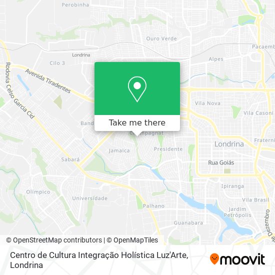 Centro de Cultura Integração Holística Luz'Arte map