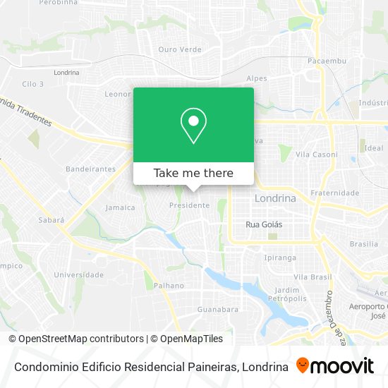 Condominio Edificio Residencial Paineiras map