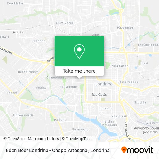 Eden Beer Londrina - Chopp Artesanal map