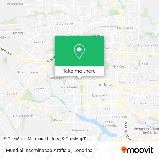 Mundial Inseminacao Artificial map
