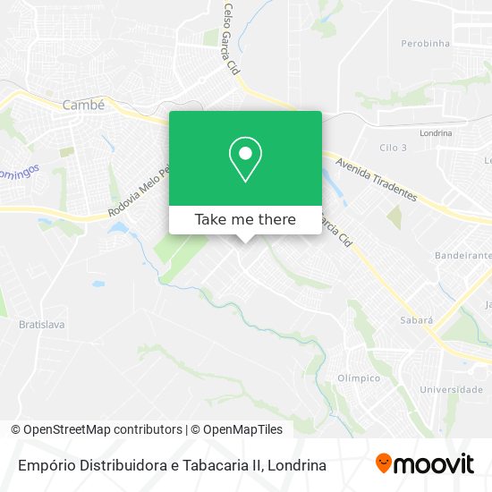 Empório Distribuidora e Tabacaria II map
