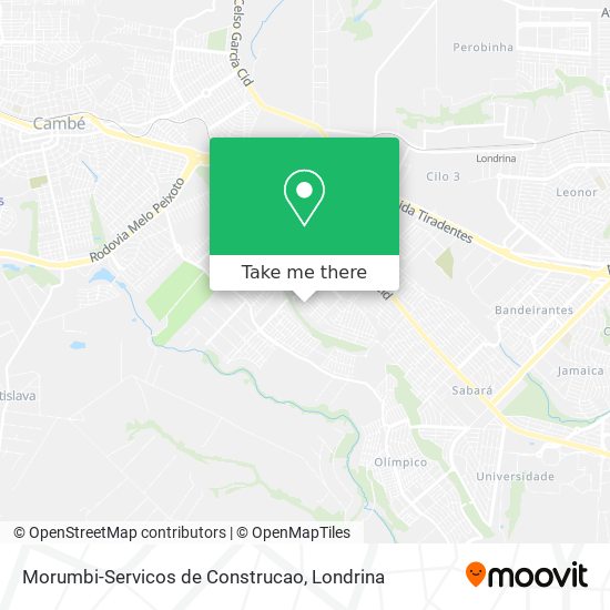 Morumbi-Servicos de Construcao map