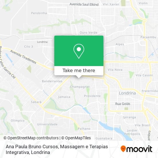 Ana Paula Bruno Cursos, Massagem e Terapias Integrativa map