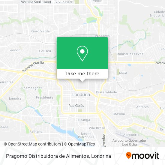 Pragomo Distribuidora de Alimentos map