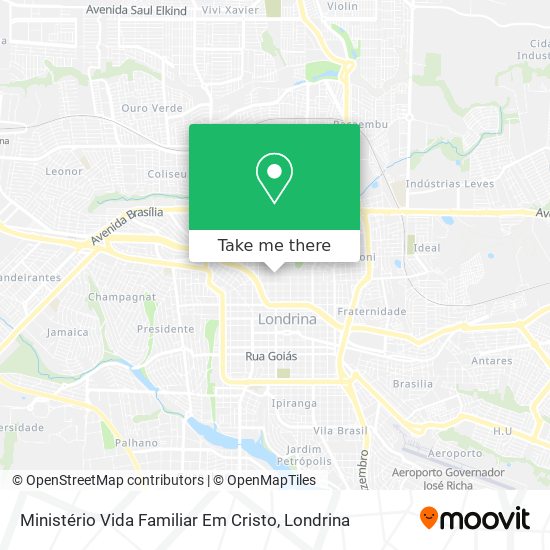 Ministério Vida Familiar Em Cristo map