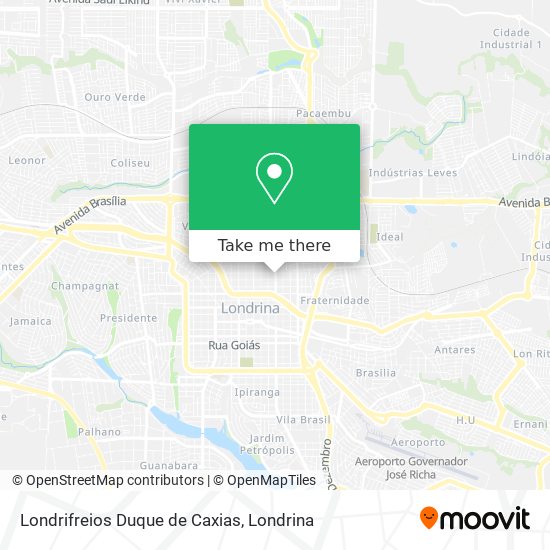 Londrifreios Duque de Caxias map