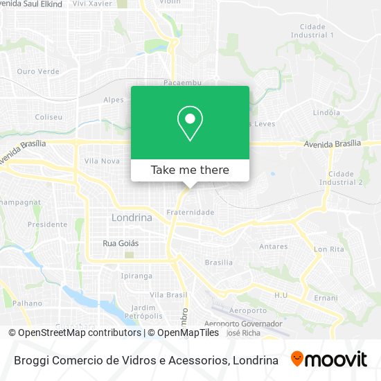 Broggi Comercio de Vidros e Acessorios map