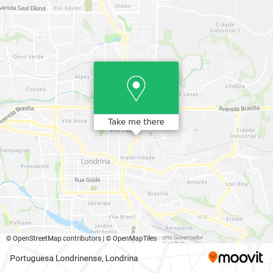 Portuguesa Londrinense map