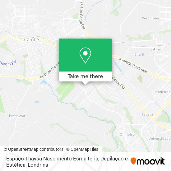 Espaço Thaysa Nascimento Esmalteria, Depilaçao e Estética map