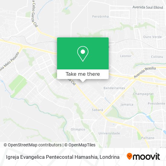 Igreja Evangelica Pentecostal Hamashia map