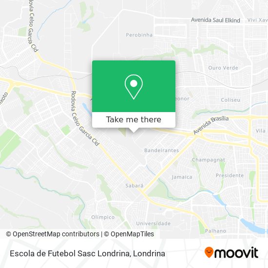 Escola de Futebol Sasc Londrina map