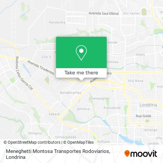 Meneghetti Montosa Transportes Rodoviarios map