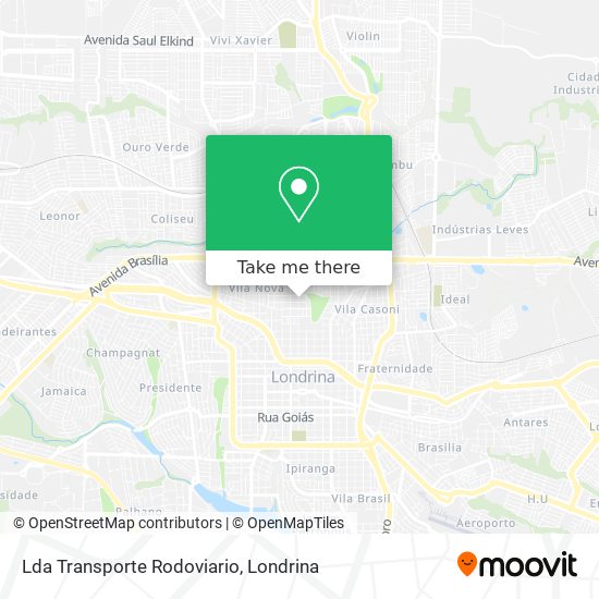 Lda Transporte Rodoviario map