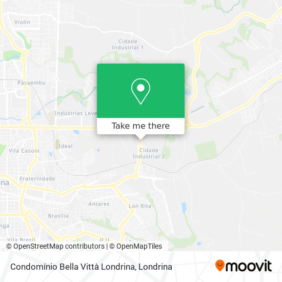 Condomínio Bella Vittà Londrina map