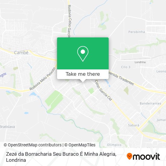Zezé da Borracharia Seu Buraco É Minha Alegria map