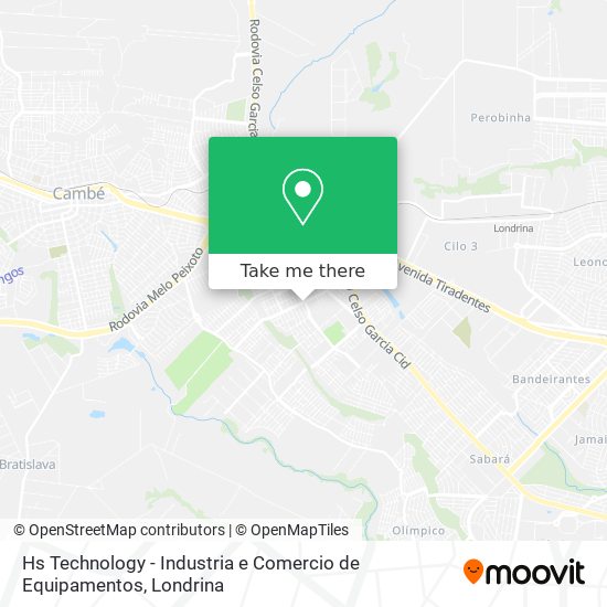 Hs Technology - Industria e Comercio de Equipamentos map