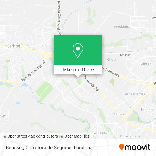 Beneseg Corretora de Seguros map
