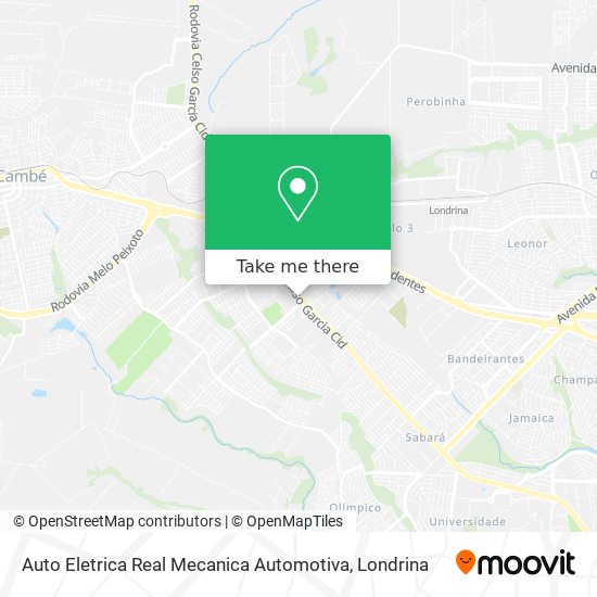 Auto Eletrica Real Mecanica Automotiva map
