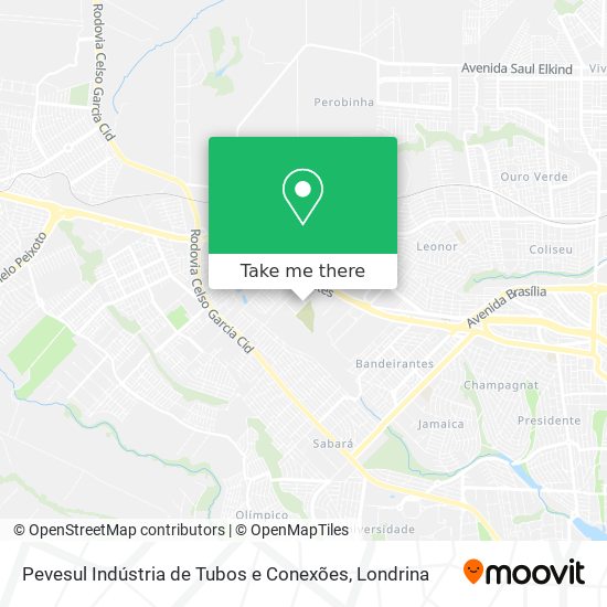 Pevesul Indústria de Tubos e Conexões map