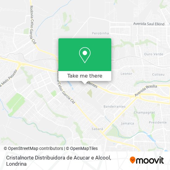 Cristalnorte Distribuidora de Acucar e Alcool map