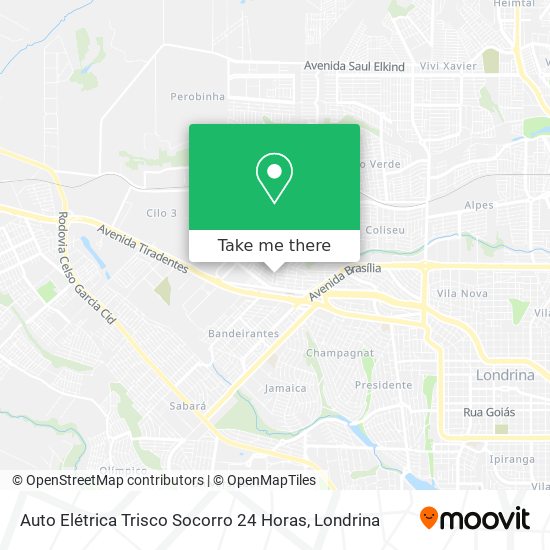 Auto Elétrica Trisco Socorro 24 Horas map