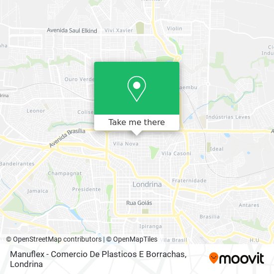 Manuflex - Comercio De Plasticos E Borrachas map