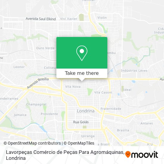 Lavorpeças Comércio de Peças Para Agromáquinas map