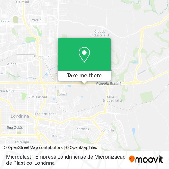 Microplast - Empresa Londrinense de Micronizacao de Plastico map
