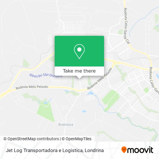 Jet Log Transportadora e Logistica map