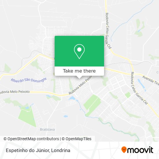 Espetinho do Júnior map