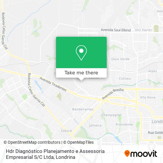 Hdr Diagnóstico Planejamento e Assessoria Empresarial S / C Ltda map